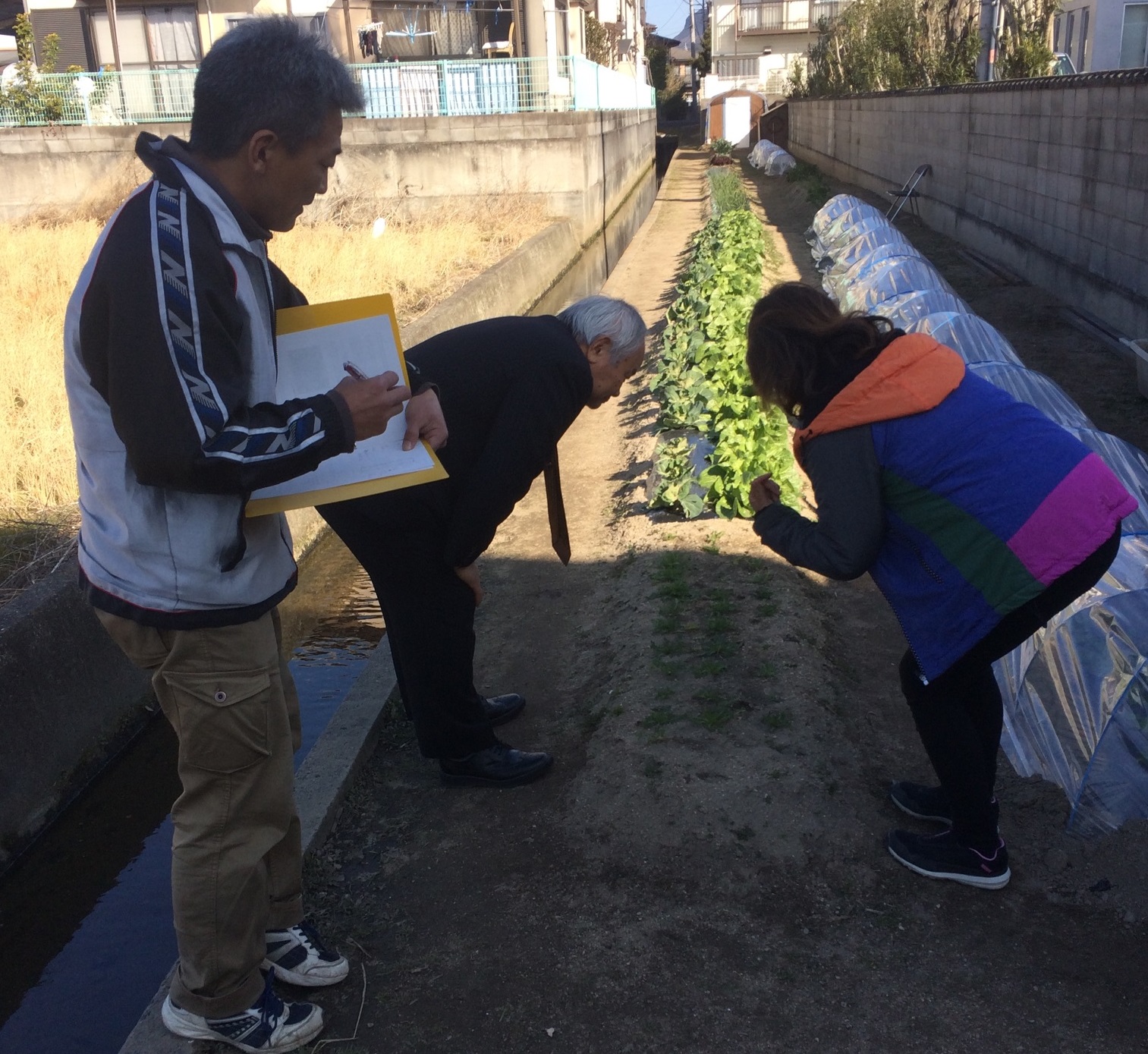 Prof. Higa in a Social Welfare Center 